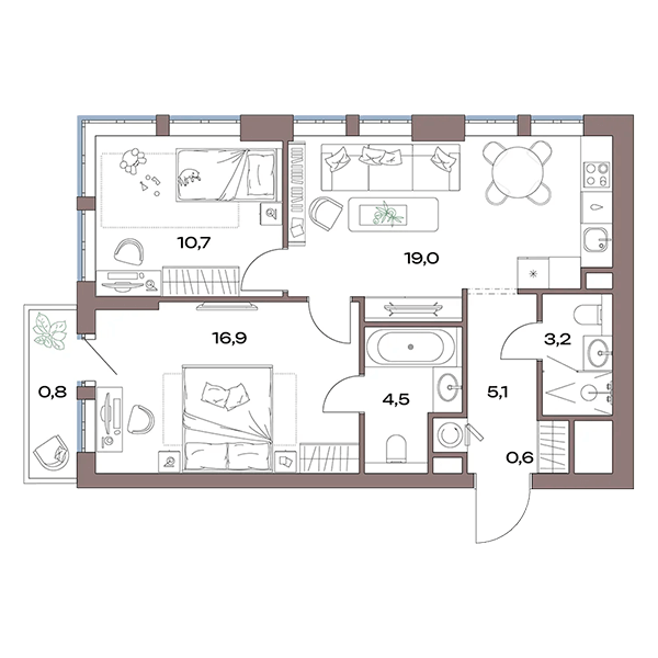 ЖК «Акценты», Москва | Жилой комплекс «Акценты», Plus Development