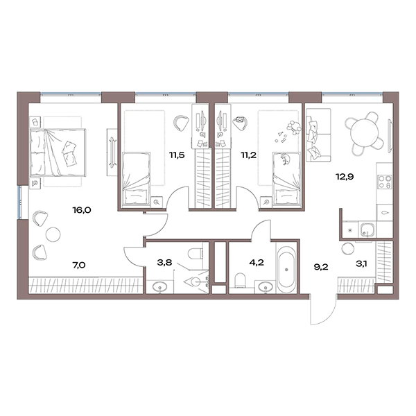 ЖК «Акценты», Москва | Жилой комплекс «Акценты», Plus Development